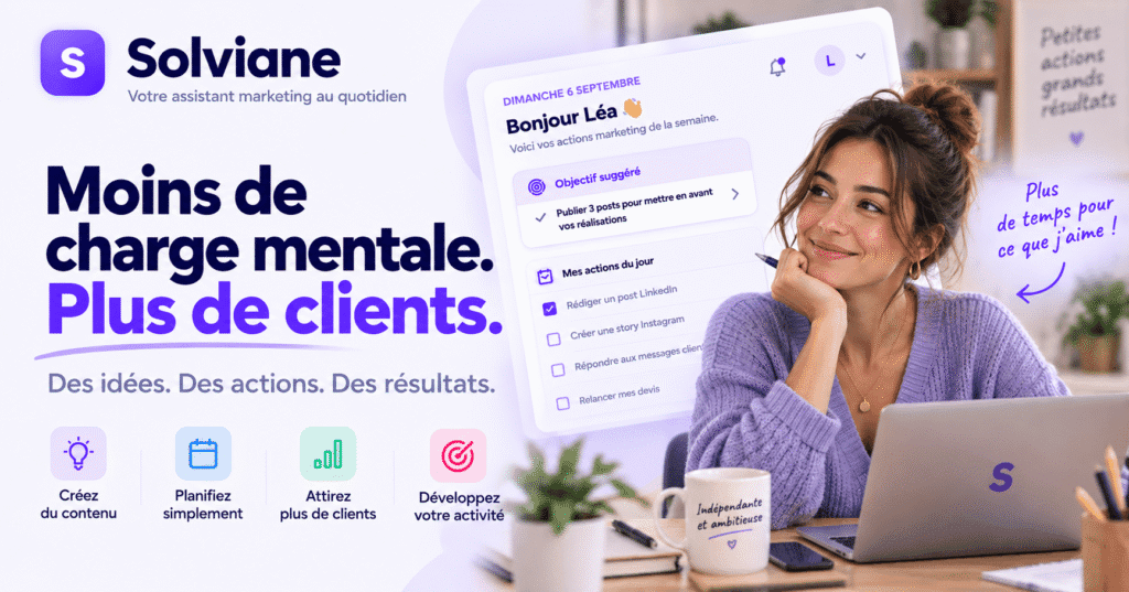 Assistant business & marketing pour indépendants | Solviane